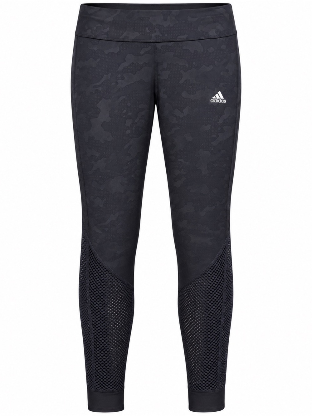 Adidas Dark Navy Camo Mesh Workout Leggings